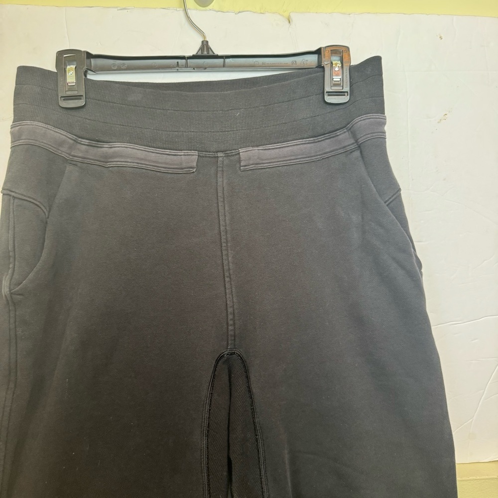 Lululemon Cotton Joggers Track Pants French Terry Pockets Ribbed Band Fleece 6 - Picture 4 of 16